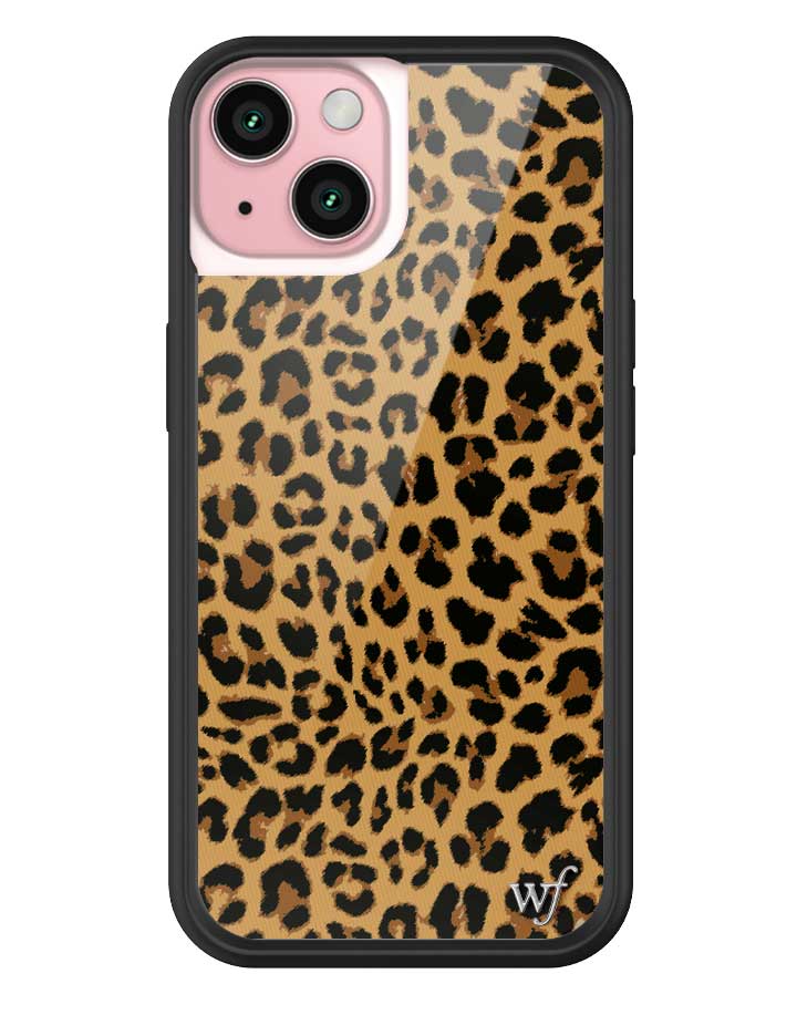 Wildflower Meow | Brown iPhone Case