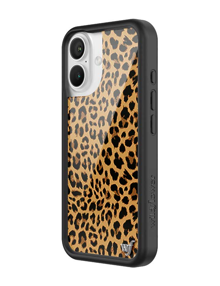Wildflower Meow | Brown iPhone Case