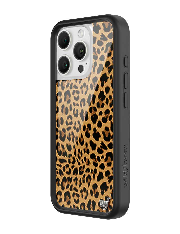 Wildflower Meow | Brown iPhone Case