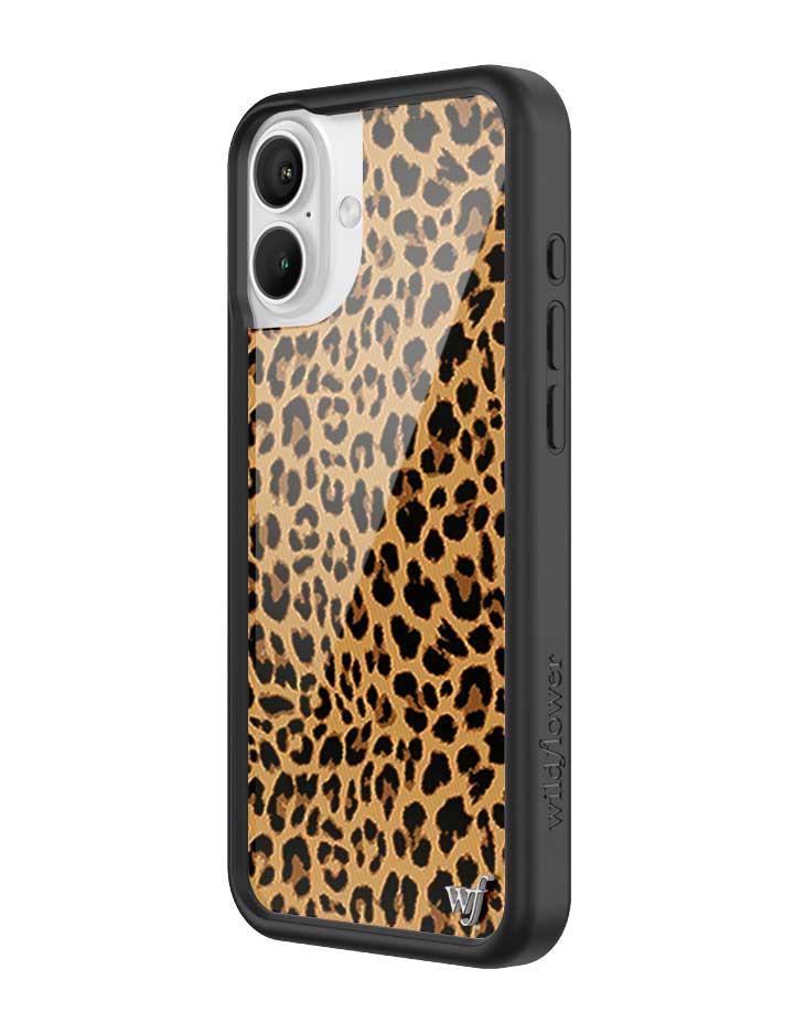 Wildflower Meow | Brown iPhone Case