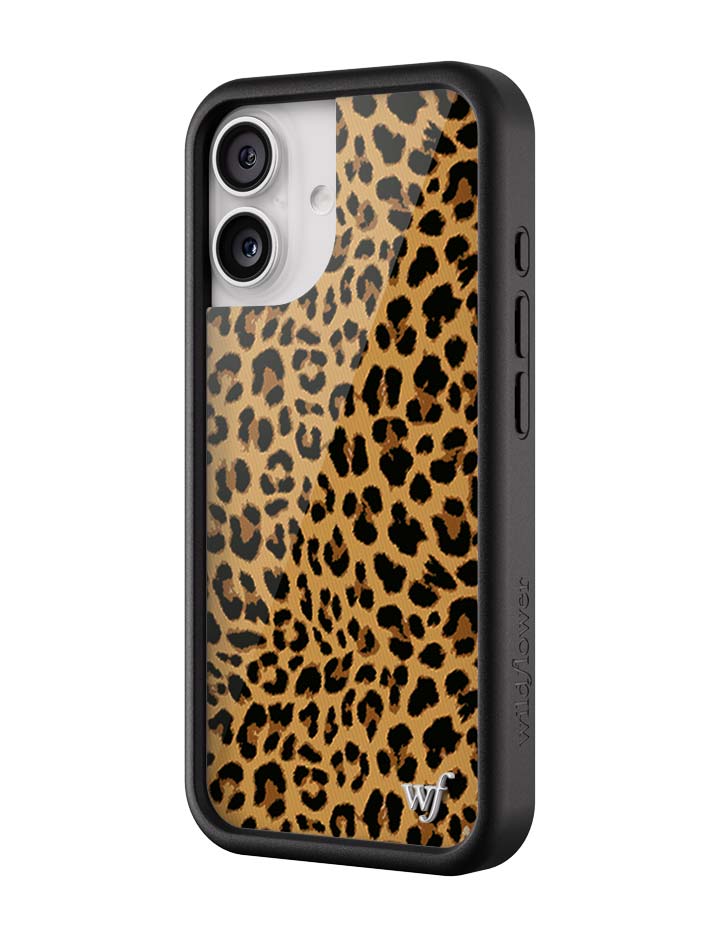 Wildflower Meow | Brown iPhone Case