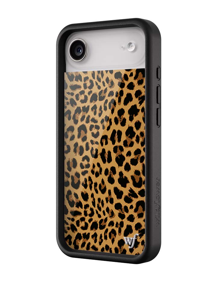 Wildflower Meow | Brown iPhone Case