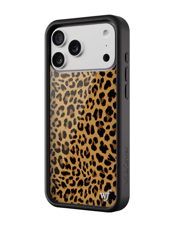 Wildflower Meow | Brown iPhone Case
