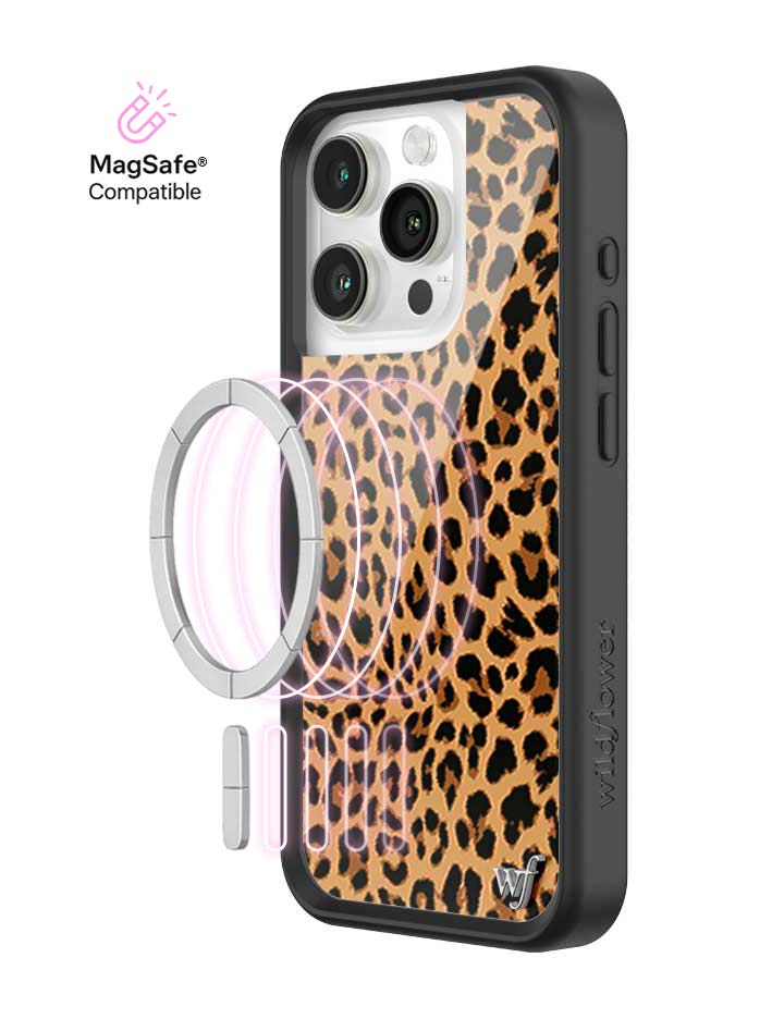 Wildflower Meow | Brown iPhone Case