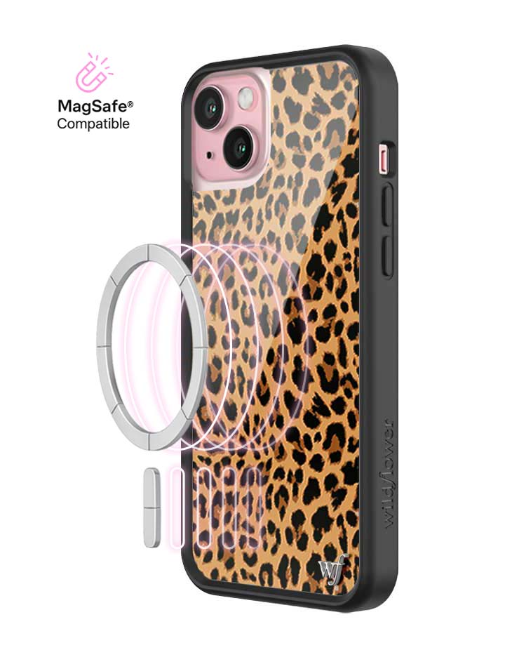 Wildflower Meow | Brown iPhone Case