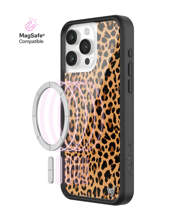 Wildflower Meow | Brown iPhone Case