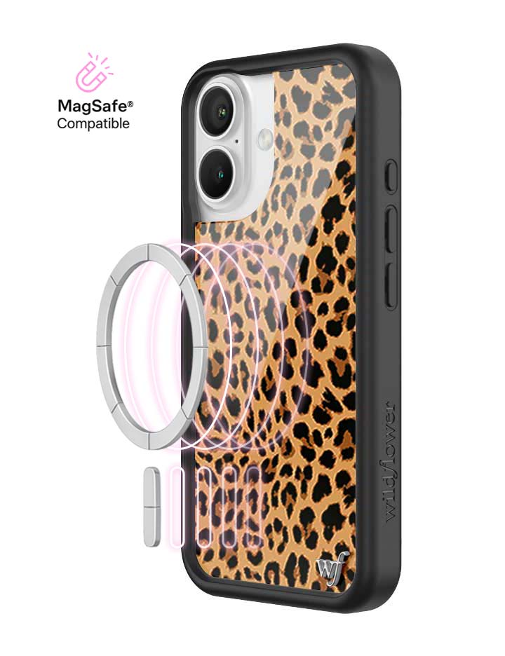 Wildflower Meow | Brown iPhone Case