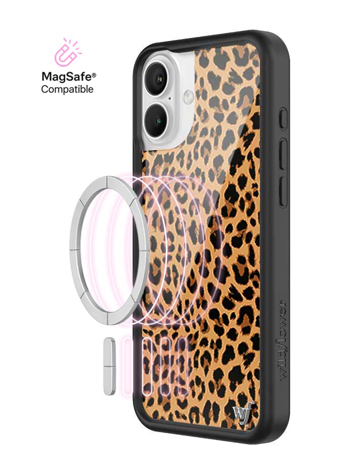 Wildflower Meow | Brown iPhone Case