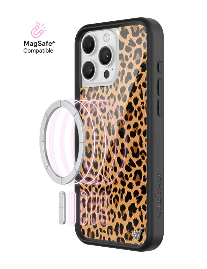 Wildflower Meow | Brown iPhone Case