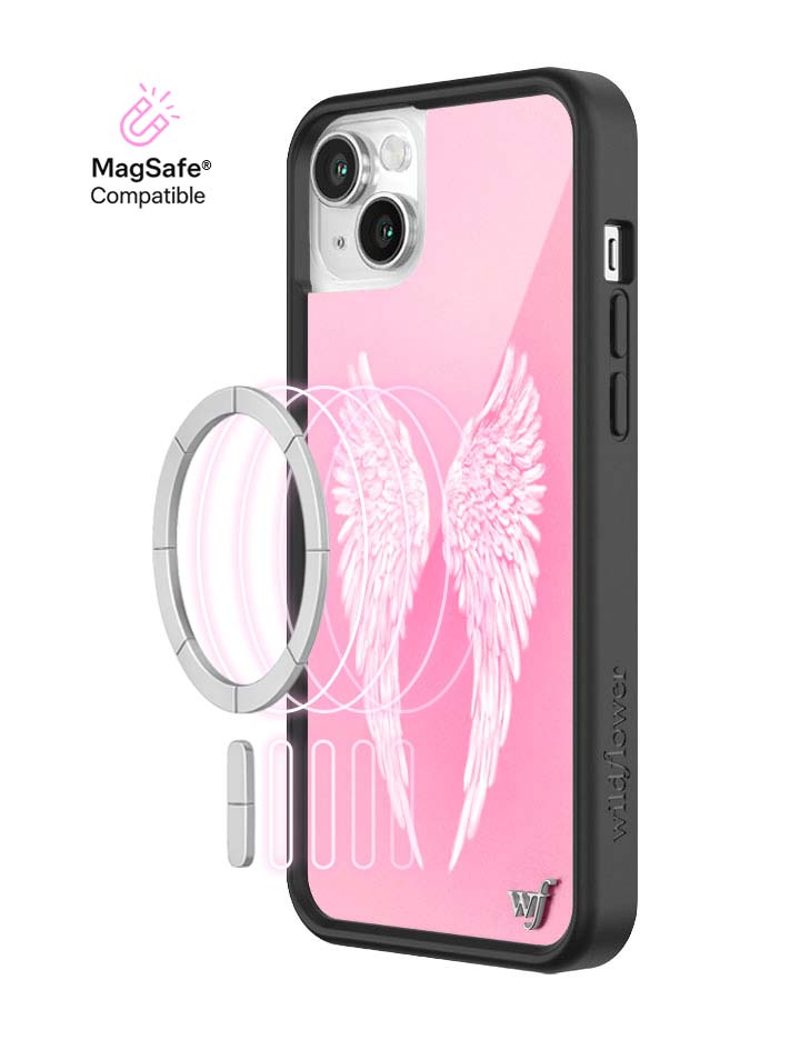 Wildflower Angel Baby |Pink iPhone Case