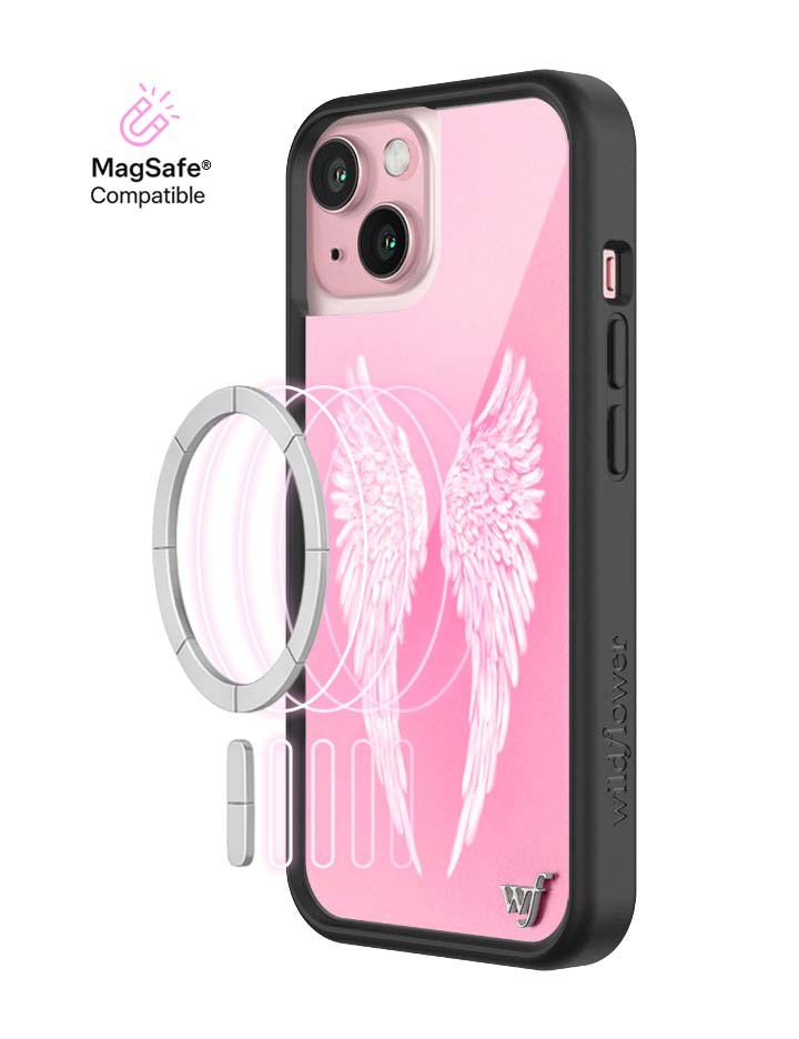Wildflower Angel Baby |Pink iPhone Case