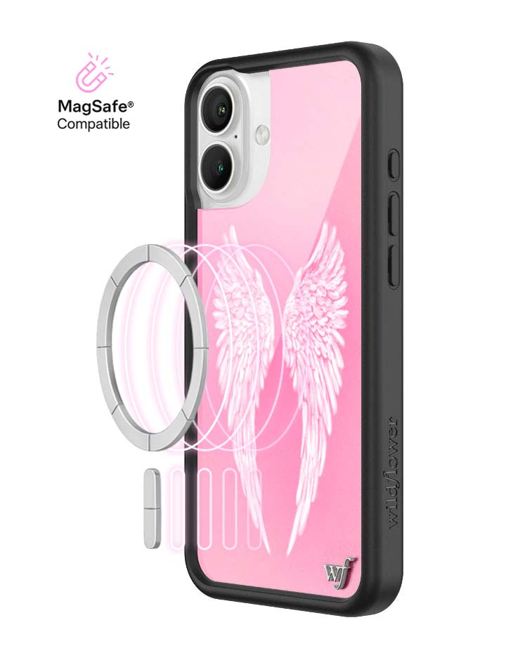 Wildflower Angel Baby |Pink iPhone Case