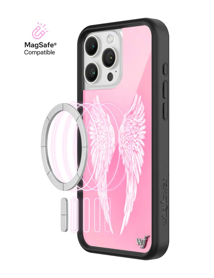 Wildflower Angel Baby |Pink iPhone Case