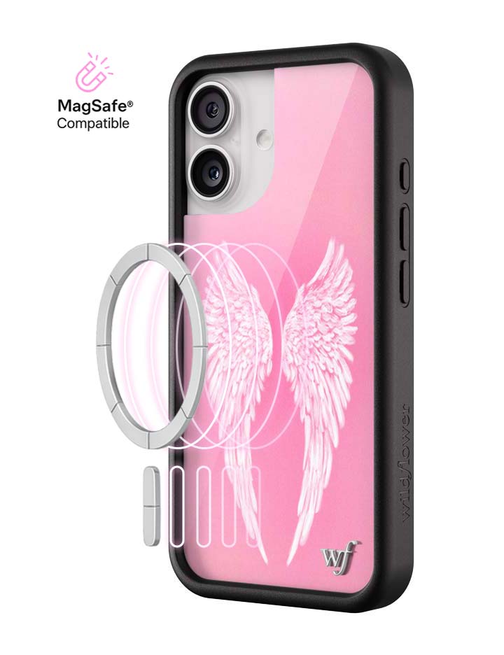 Wildflower Angel Baby |Pink iPhone Case
