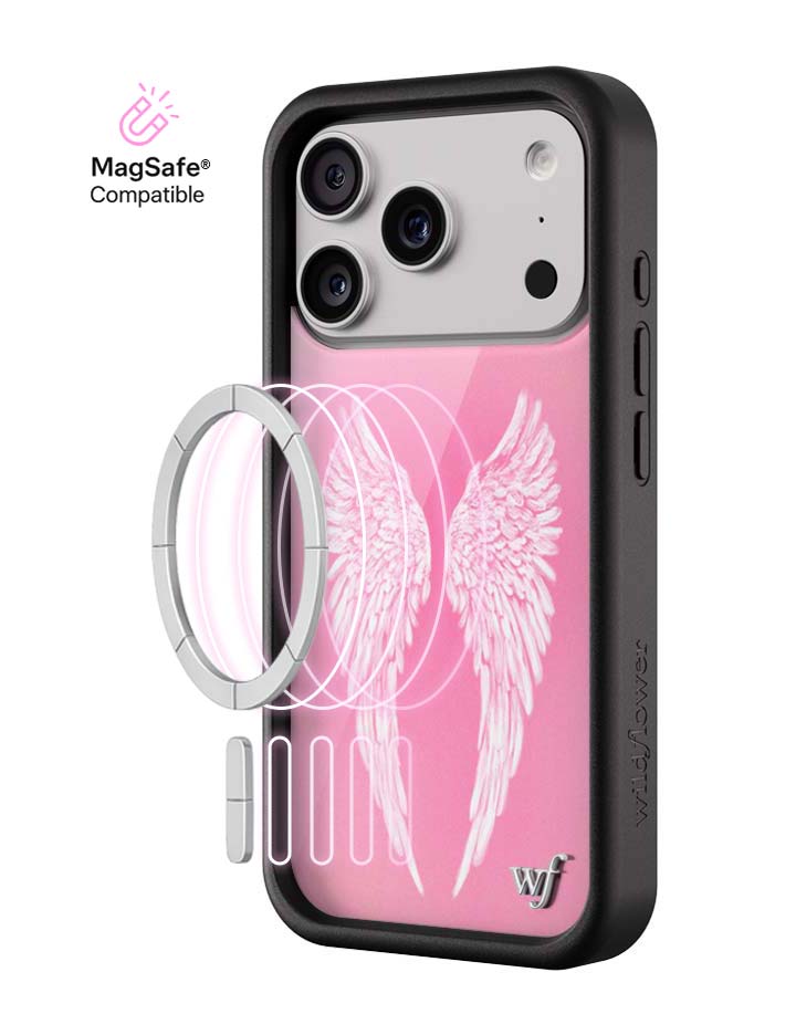 Wildflower Angel Baby |Pink iPhone Case