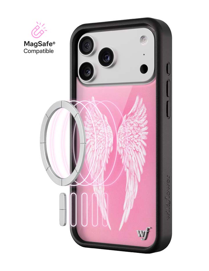 Wildflower Angel Baby |Pink iPhone Case