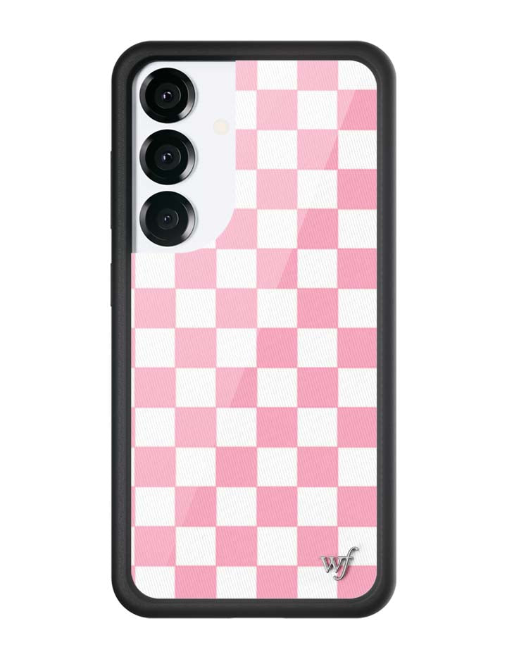 Wildflower Checkers | Pink Samsung Galaxy Case