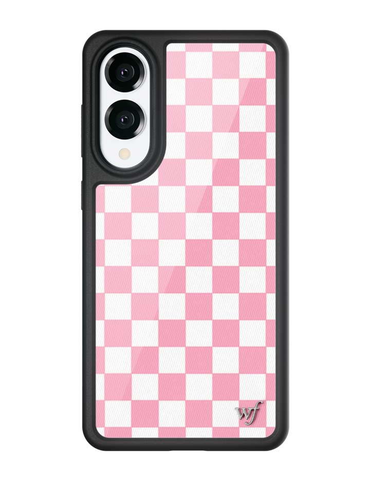 Wildflower Checkers | Pink Samsung Galaxy Case