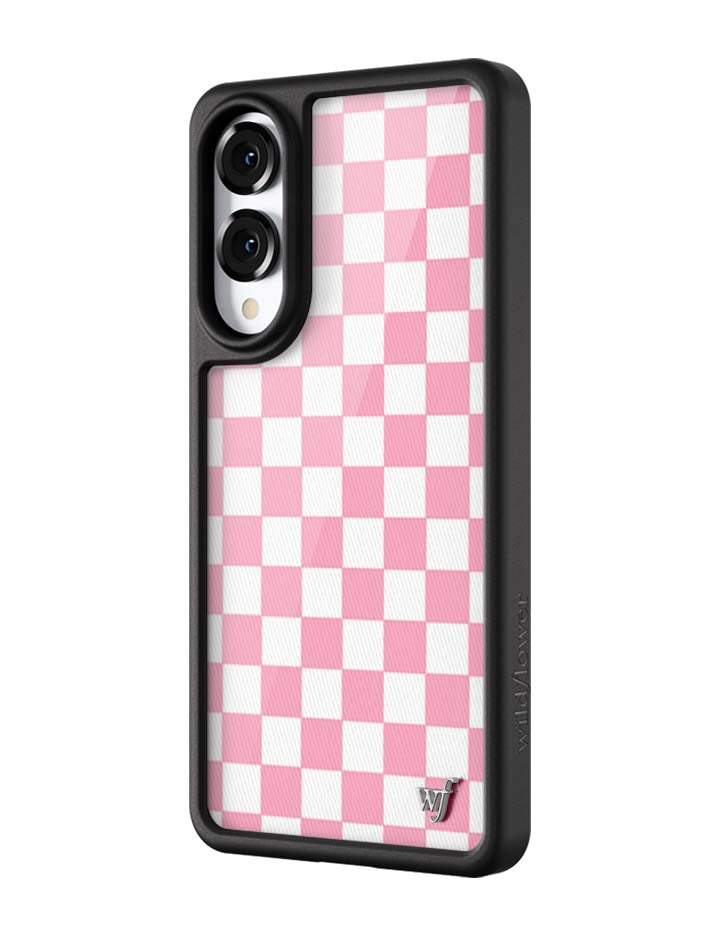 Wildflower Checkers | Pink Samsung Galaxy Case