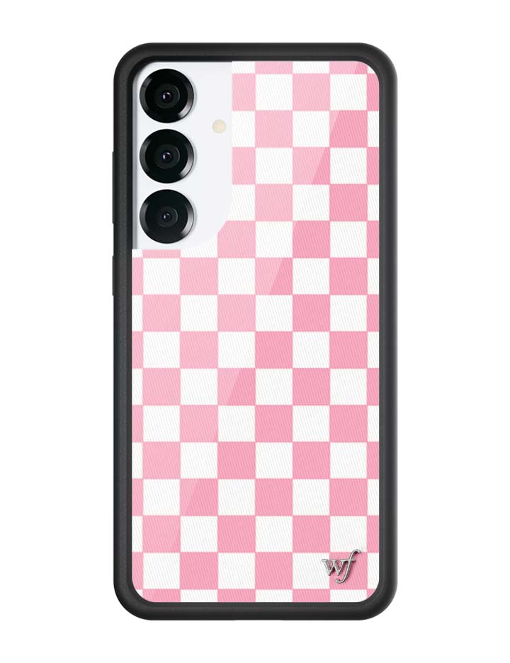 Wildflower Checkers | Pink Samsung Galaxy Case