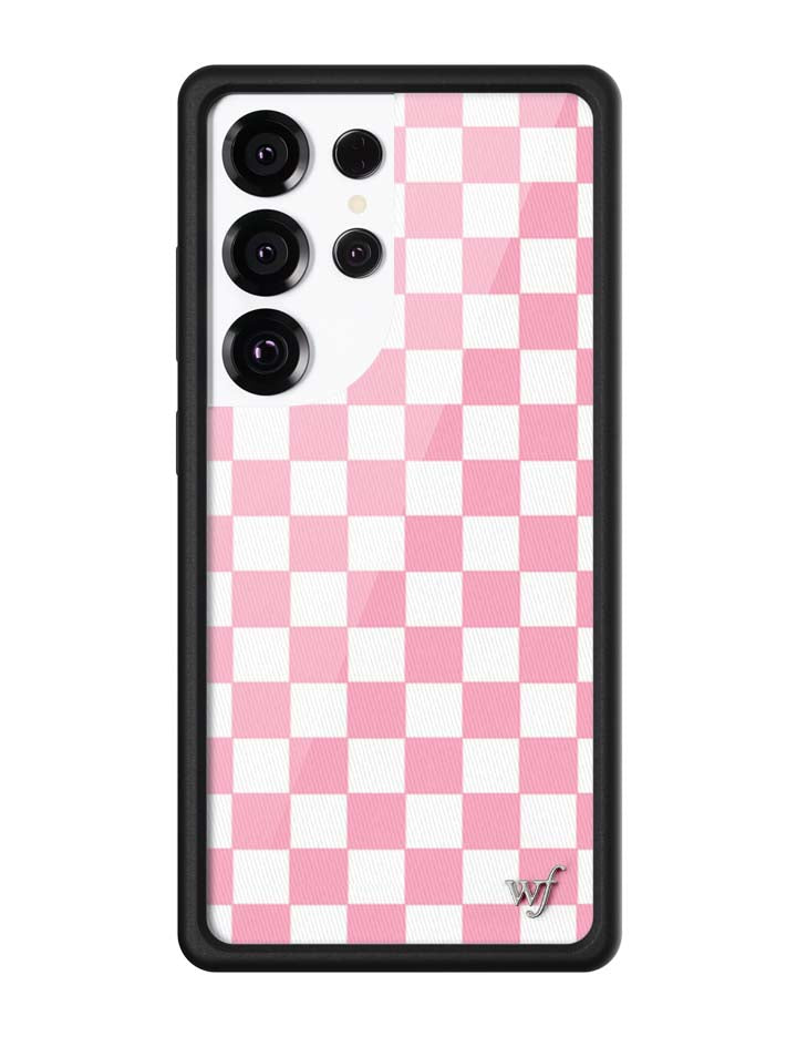 Wildflower Checkers | Pink Samsung Galaxy Case