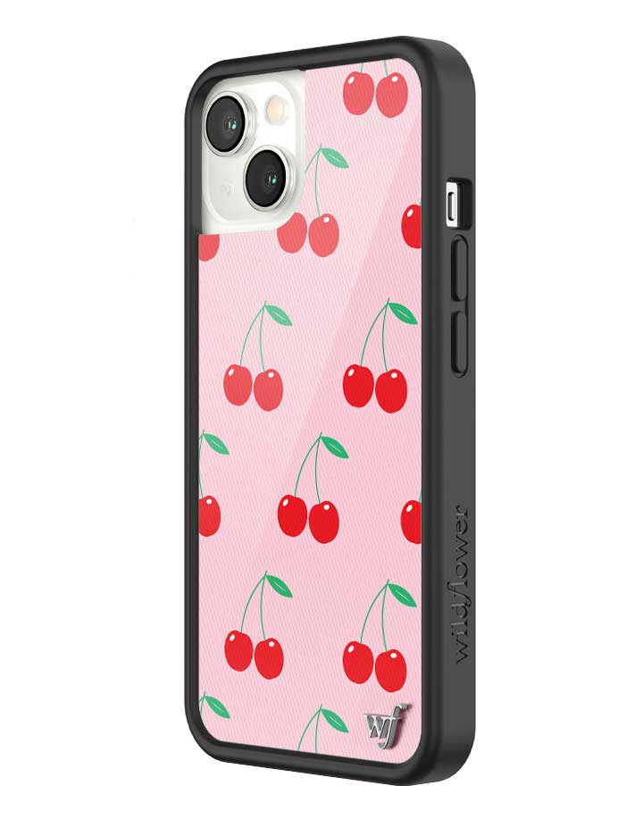 Wildflower Pink Cherries iPhone Case