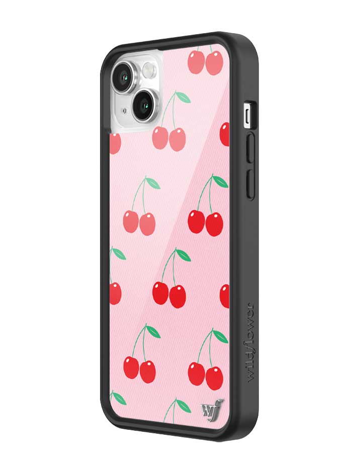 Wildflower Pink Cherries iPhone Case