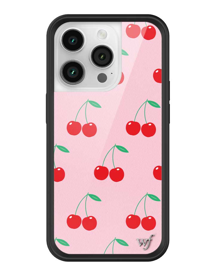 Wildflower Pink Cherries iPhone Case