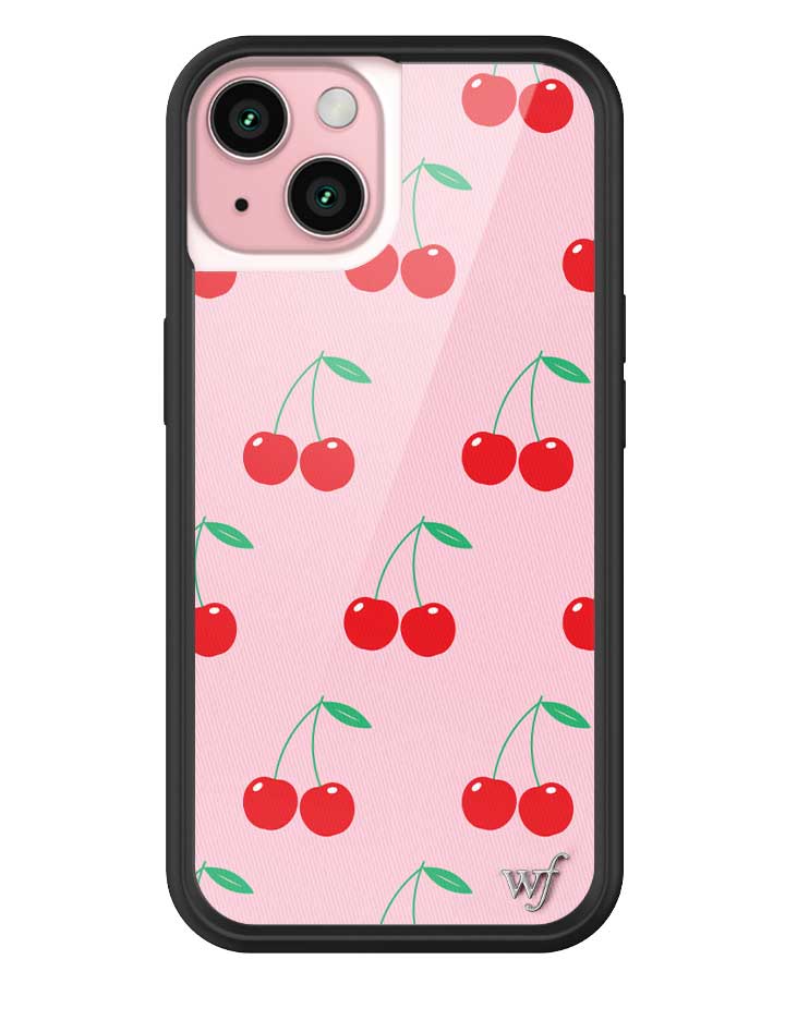 Wildflower Pink Cherries iPhone Case