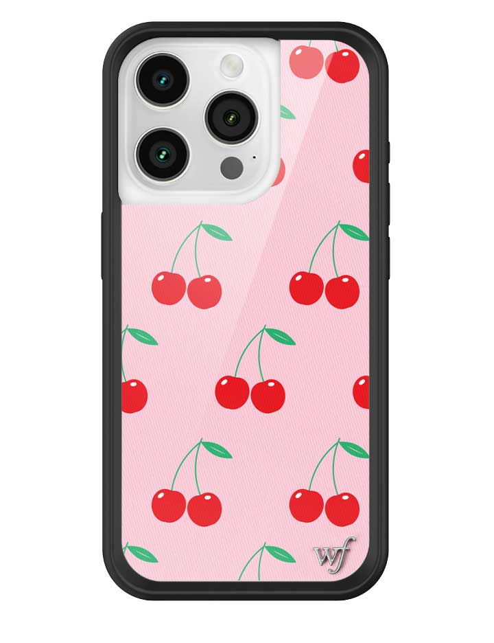 Wildflower Pink Cherries iPhone Case