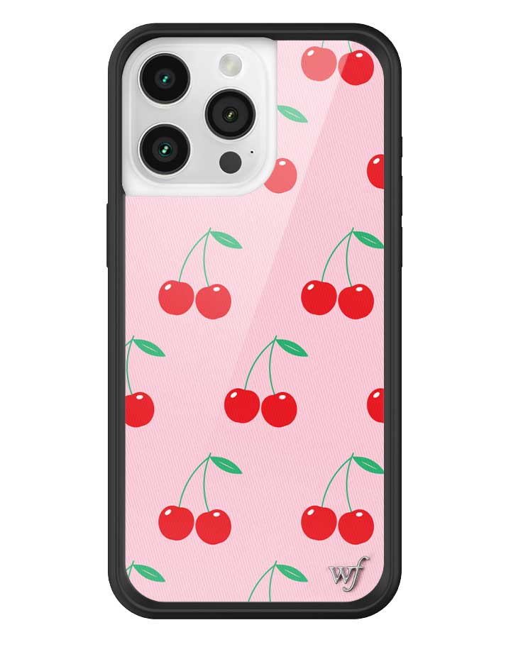 Wildflower Pink Cherries iPhone Case