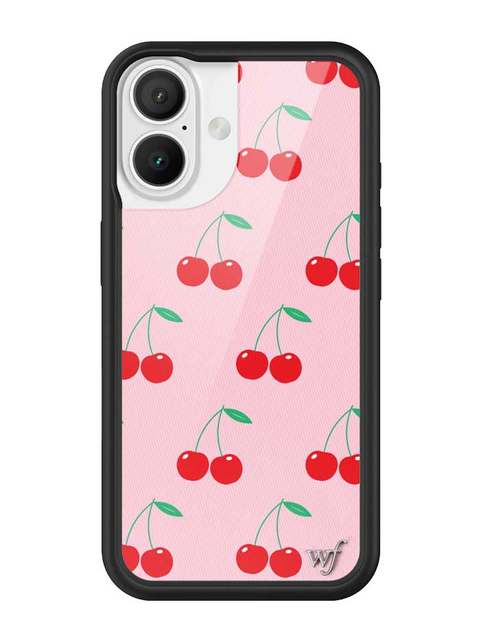 Wildflower Pink Cherries iPhone Case