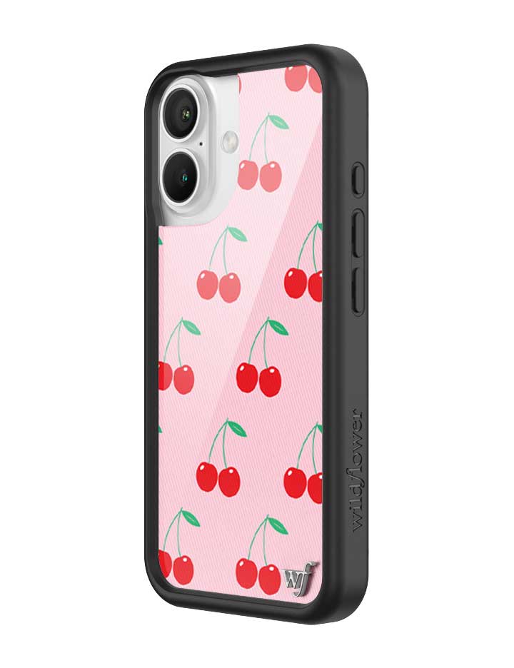 Wildflower Pink Cherries iPhone Case