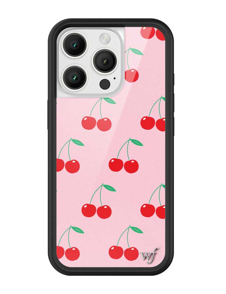 Wildflower Pink Cherries iPhone Case