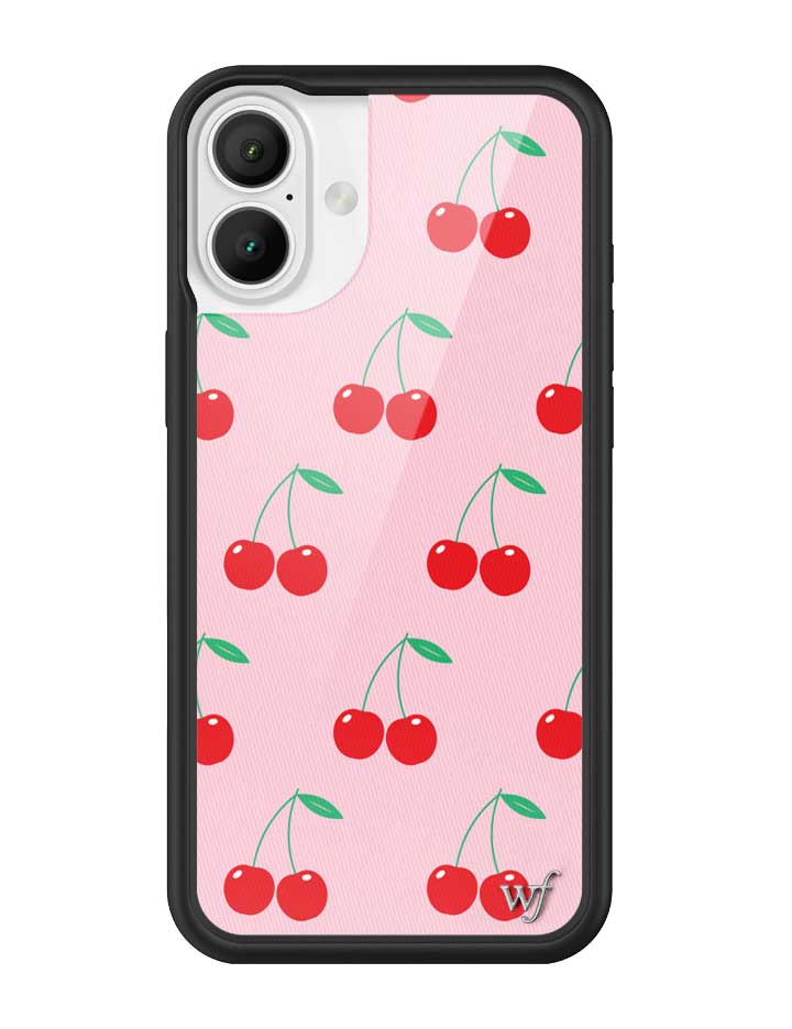 Wildflower Pink Cherries iPhone Case