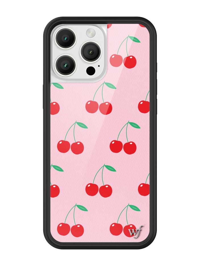 Wildflower Pink Cherries iPhone Case