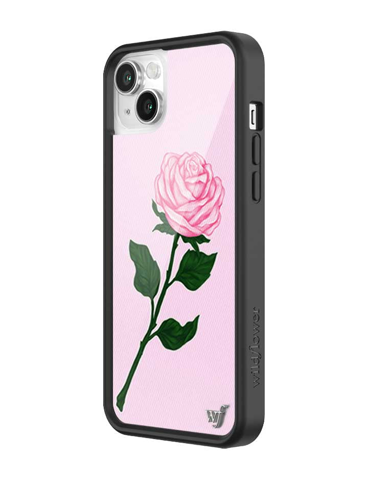 Wildflower Pink Rose iPhone Case