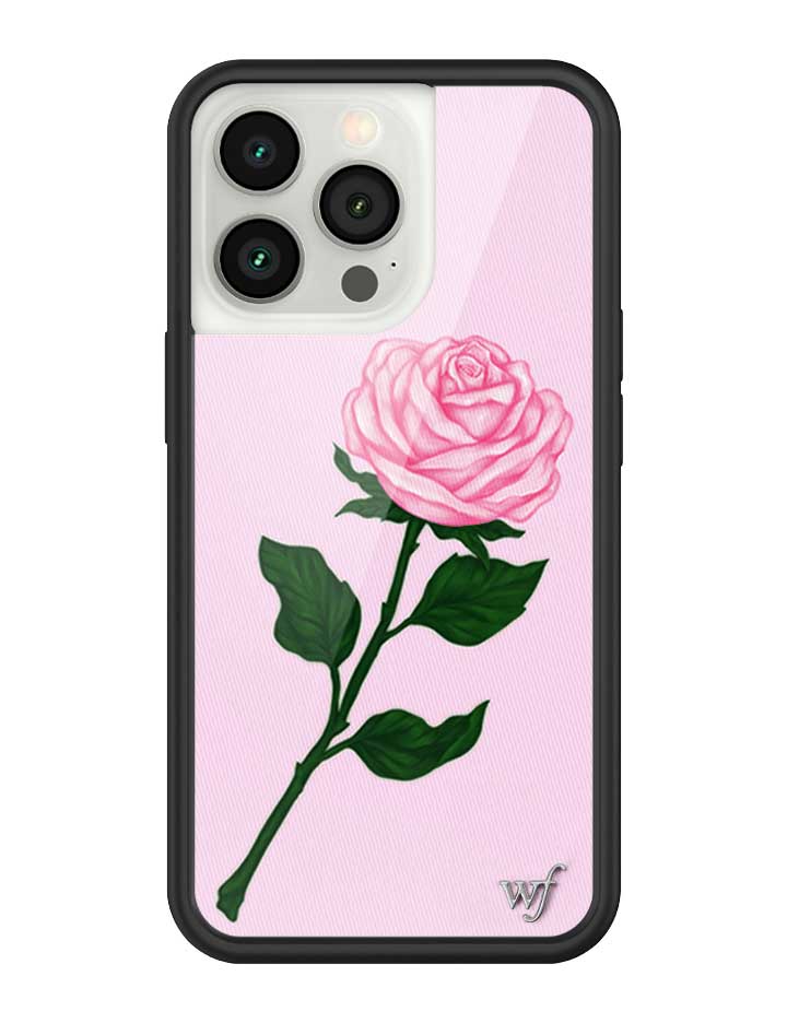 Wildflower Pink Rose iPhone Case