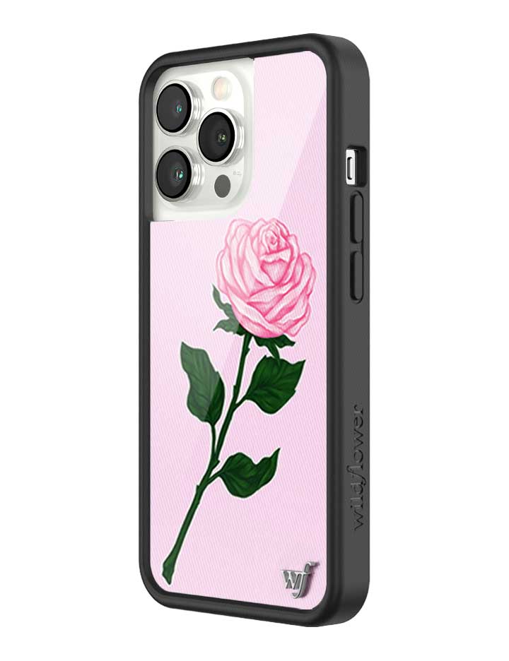 Wildflower Pink Rose iPhone Case