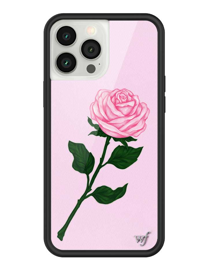 Wildflower Pink Rose iPhone Case