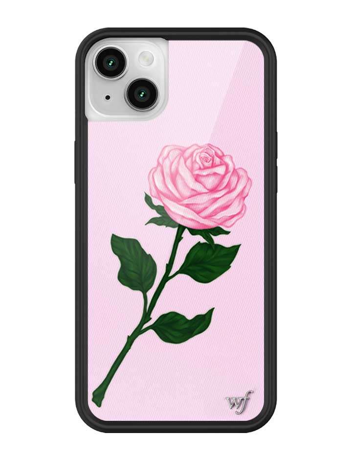 Wildflower Pink Rose iPhone Case