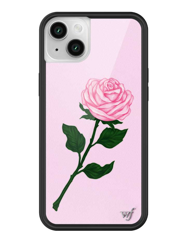 Wildflower Pink Rose iPhone Case
