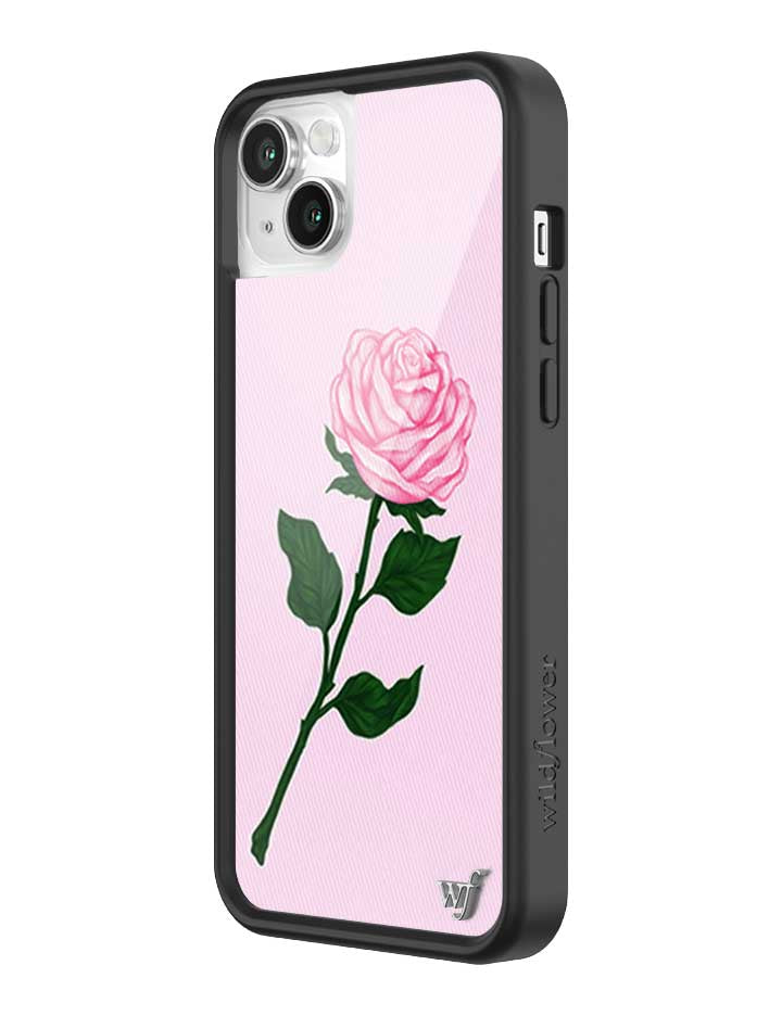 Wildflower Pink Rose iPhone Case
