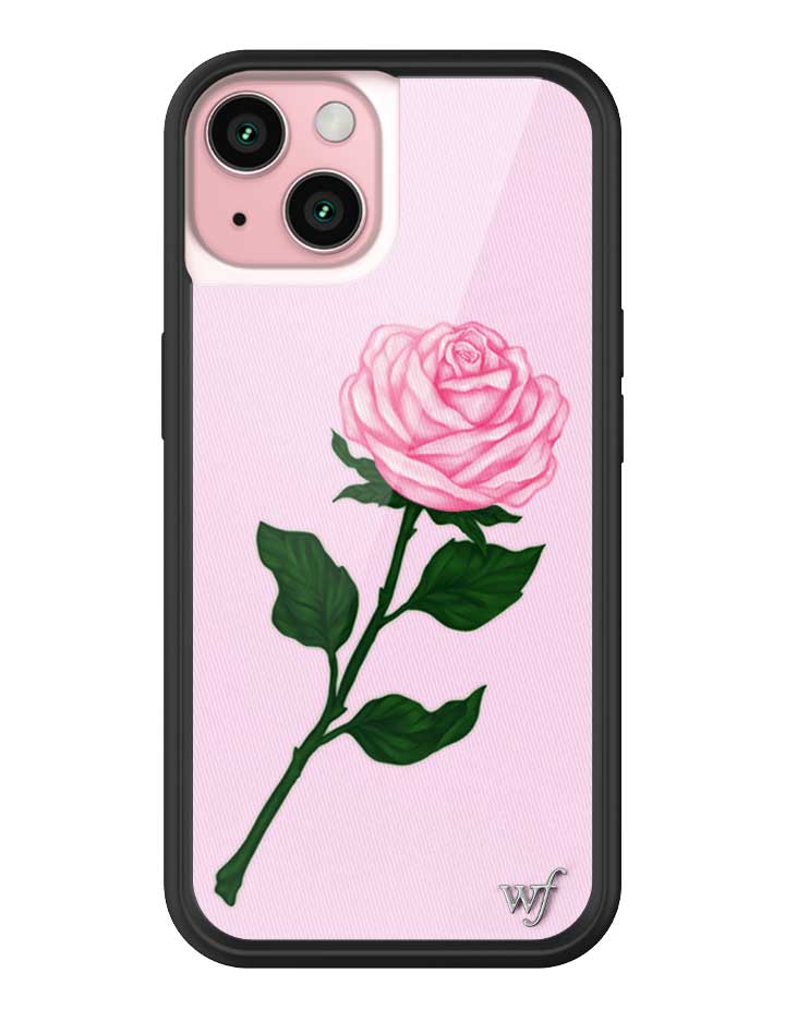 Wildflower Pink Rose iPhone Case