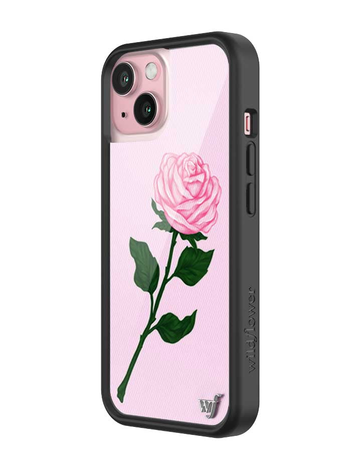 Wildflower Pink Rose iPhone Case