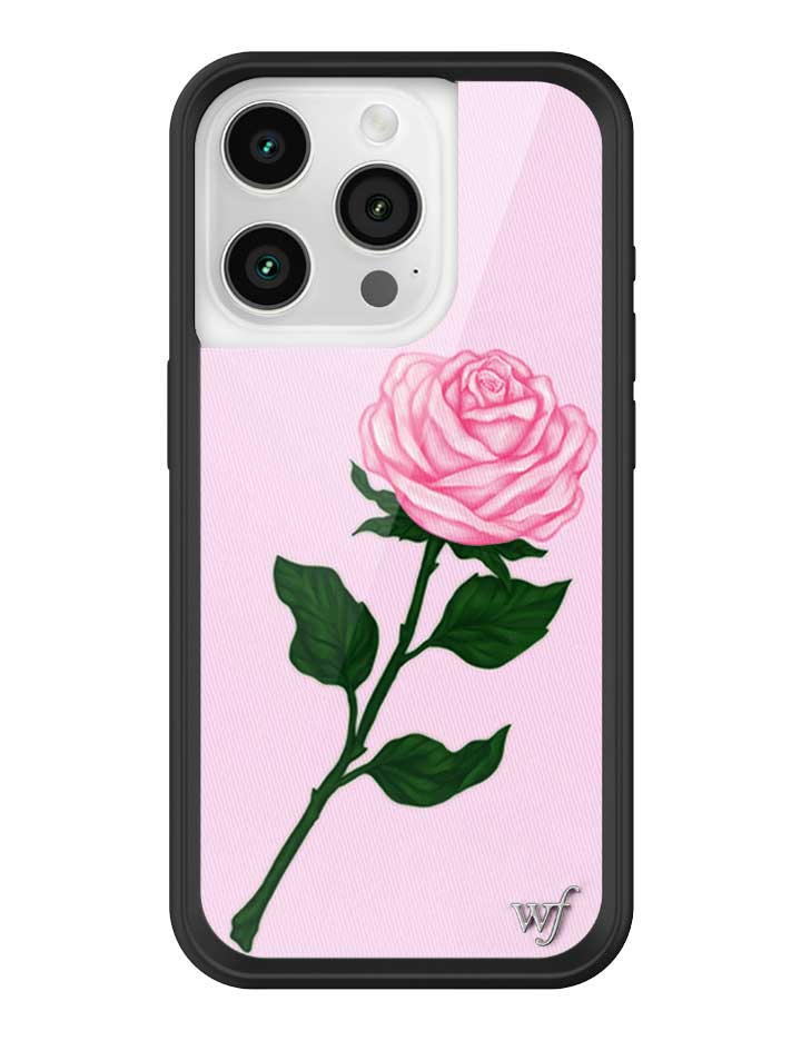 Wildflower Pink Rose iPhone Case