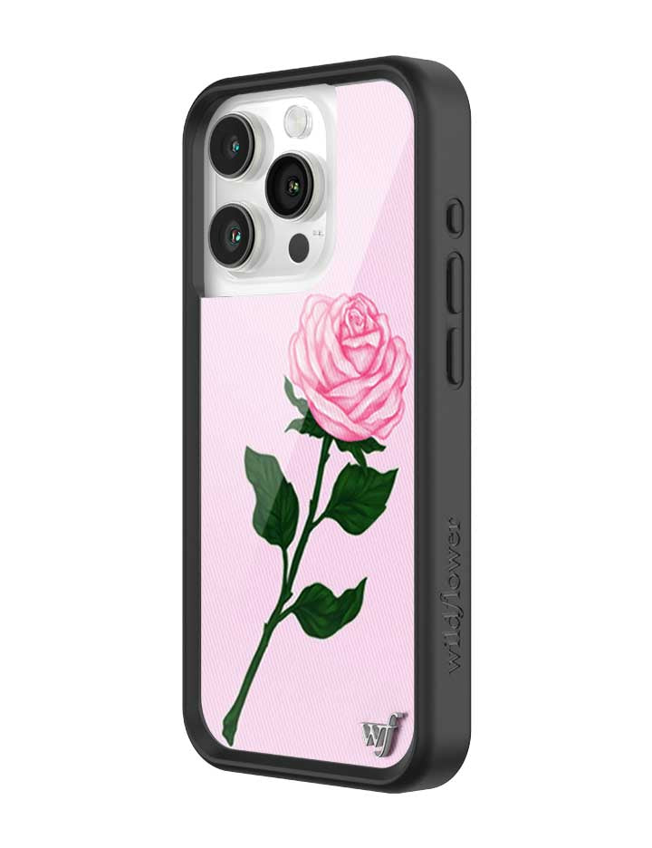 Wildflower Pink Rose iPhone Case