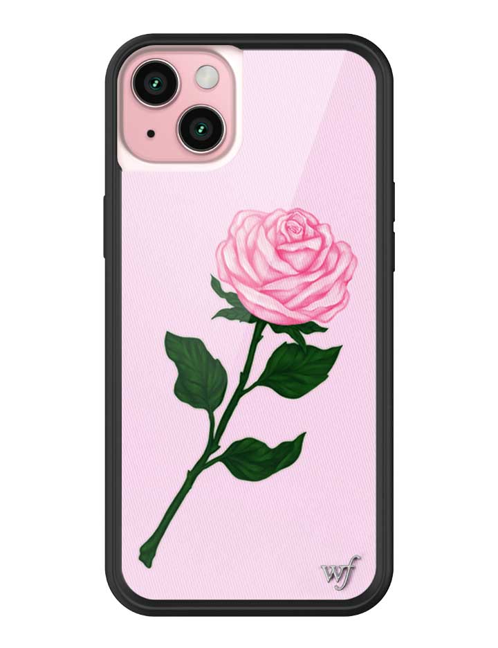 Wildflower Pink Rose iPhone Case