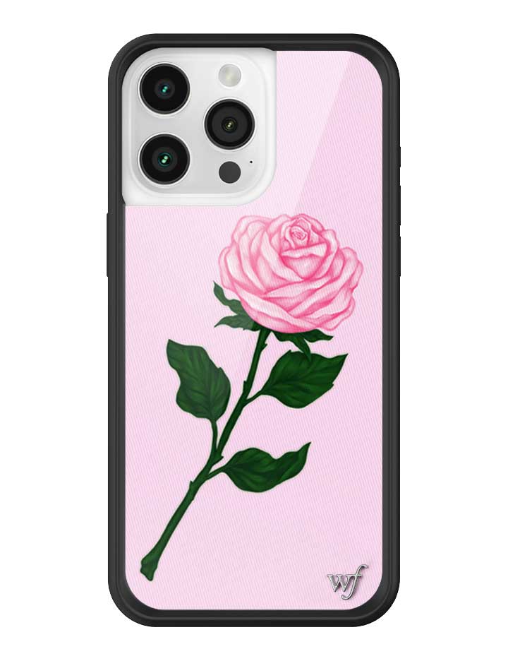 Wildflower Pink Rose iPhone Case