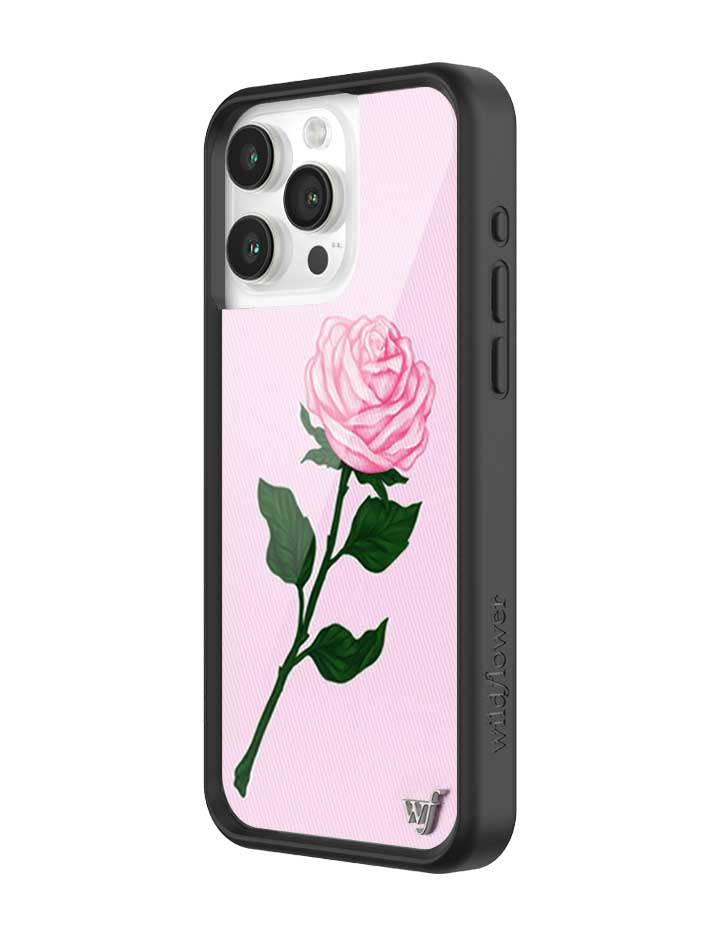 Wildflower Pink Rose iPhone Case